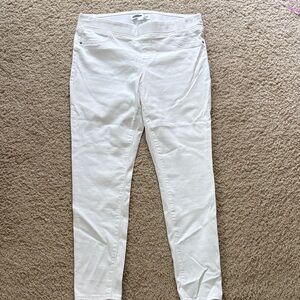 Old Navy Women's Crisp White Skinny Jeans - Jeggings - high rise 30 inch inseam